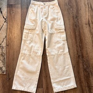 NWT off white cargo denim